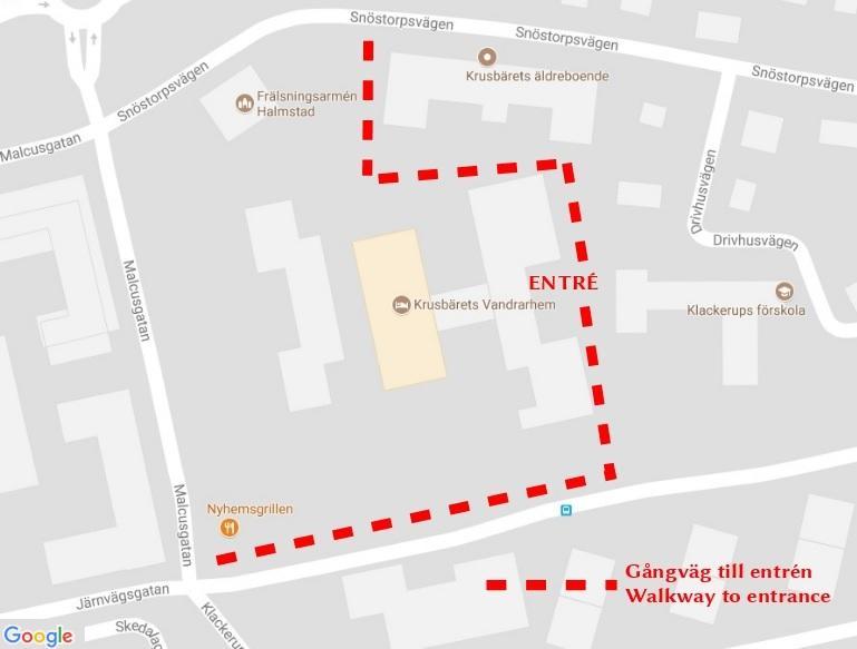 Krusbaerets Vandrarhem Halmstad Exterior foto